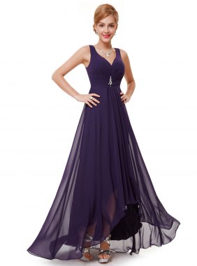 Rochie de seara Angelique Purple din Colectia de ROCHII DE SEARA