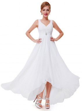 Rochie de seara Angelique White din Colectia de ROCHII DE SEARA