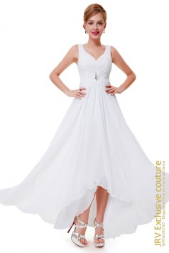 Rochie de seara Angelique White - Magazin online haine de dama Fashion