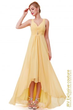 Rochie de seara Angelique Yellow - Magazin online haine de dama Fashion