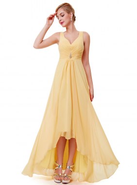 Rochie de seara Angelique Yellow din Colectia de ROCHII DE SEARA