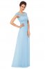 ROCHII DE SEARA - Rochie eleganta Wendy Baby Blue