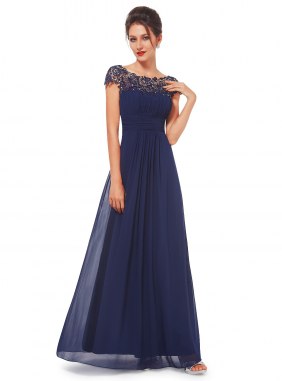 Rochie eleganta Wendy Navi din Colectia de ROCHII DE SEARA
