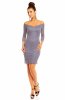 SCOASE DIN STOC - Rochie dantela Enya Grey