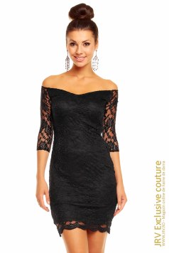 Rochie dantela Enya Black - Magazin online haine de dama Fashion