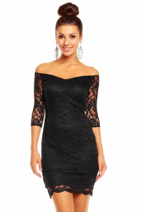 Rochie dantela Enya Black din Colectia de SCOASE DIN STOC