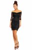 SCOASE DIN STOC - Rochie dantela Enya Black