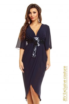 Rochie eleganta Onnya Navi - Magazin online haine de dama Fashion