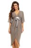 SCOASE DIN STOC - Rochie eleganta Onnya Grey