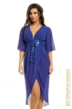 Rochie eleganta Onnya Royal Blue - Magazin online haine de dama Fashion