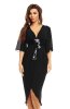 SCOASE DIN STOC - Rochie eleganta Onnya Black