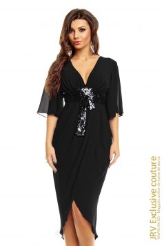 Rochie eleganta Onnya Black - Magazin online haine de dama Fashion