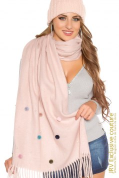 Esarfa Hellena Antique Pink - Magazin online haine de dama Fashion