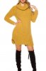 ROCHII TRICOT - Rochie tricot Wafa Mustard