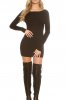 ROCHII TRICOT - Rochie tricot Brody Black