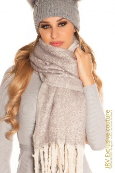 Fular Tyna Grey - Magazin online haine de dama Fashion