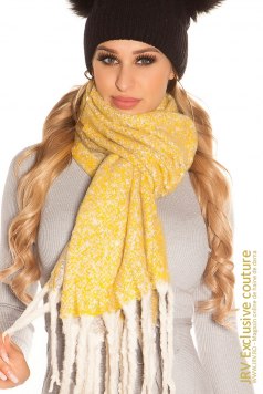 Fular Tyna Yellow - Magazin online haine de dama Fashion