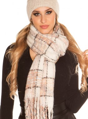Fular Kalameea Beige din Colectia de esarfe / fulare JRV.ro