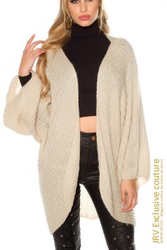 Cardigan Kateryna Beige - Magazin online haine de dama Fashion