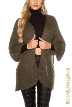 Cardigan Kateryna Khaki - Magazin online haine de dama Fashion