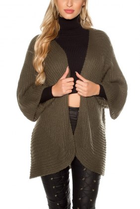Cardigan Kateryna Khaki din Colectia de CARDIGANE / PONCHO
