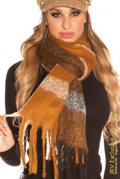 Fular Adelyde Brown - Magazin online haine de dama Fashion