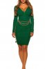 ROCHII TRICOT - Rochie tricot Eleonore Green