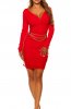 ROCHII TRICOT - Rochie tricot Eleonore Red