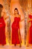 ROCHII DE SEARA - Rochie eleganta cu paiete Joly Red
