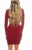 ROCHII TRICOT - Rochie tricot Darina Bordeaux