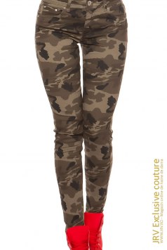 Blugi Vika Army - Magazin online haine de dama Fashion