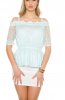 BLUZE - Top Charlotte Light Blue