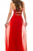 ROCHII DE SEARA - Rochie eleganta din voal si paiete Karysa Red