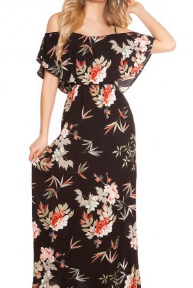 Rochie de zi Richelle Black din Colectia de ROCHII OFFICE / DE ZI