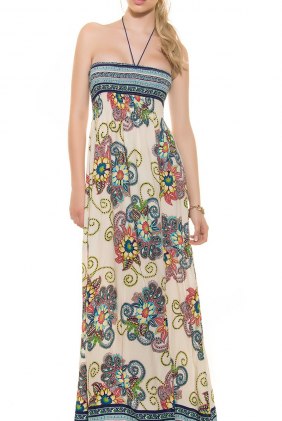 Rochie de zi Miriam Blue din Colectia de SCOASE DIN STOC