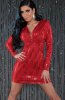 ROCHII DIN PAIETE - Rochie cu paiete Irene Red