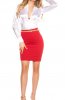 FUSTE - Fusta Ariella Red