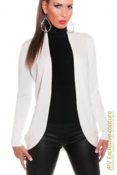 Cardigan Donna Creme - Magazin online haine de dama Fashion