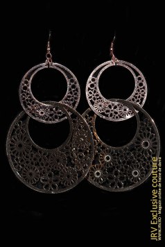 Cercei Retro Golden Flower - Magazin online haine de dama Fashion