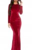 ROCHII ELEGANTE - Rochie catifea Cosette Bordeaux