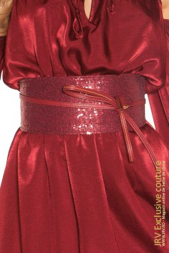 Centura Sequins Bordeaux - Magazin online haine de dama Fashion