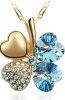 Coliere - Colier Memories Golden-Aquamarine