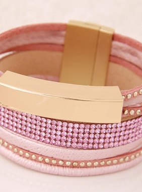 Bratara Enam Pink din Colectia de bratari JRV.ro