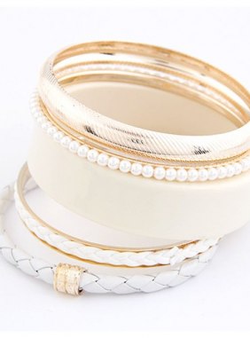 Bratara Candy-Fashion White din Colectia de bratari JRV.ro