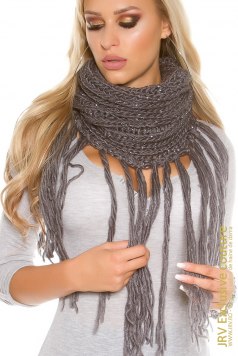 Fular Eryn Grey - Magazin online haine de dama Fashion