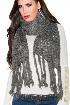 Fular Anays Grey - Magazin online haine de dama Fashion