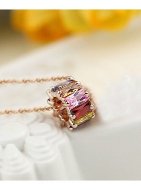 Colier Crystal Multicolor din Colectia de coliere JRV.ro