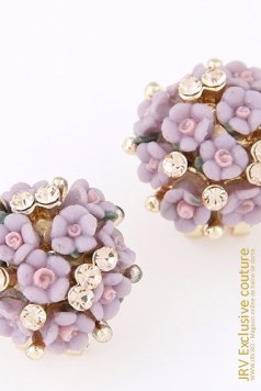 Cercei Amala Violet - Magazin online haine de dama Fashion