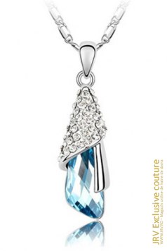 Colier Agnes Blue - Magazin online haine de dama Fashion