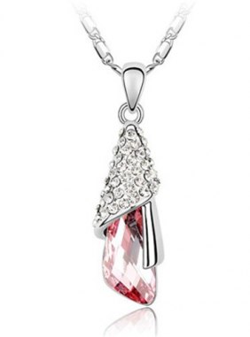 Colier Agnes Pink din Colectia de coliere JRV.ro